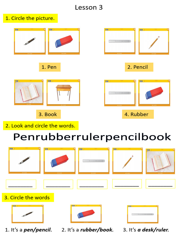 ESL Vocabulary and Grammar Exercises | PDF | Classroom | Interior Design