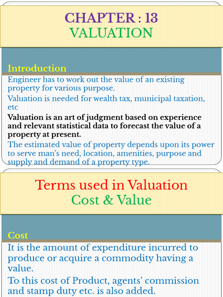 Property Valuation Essentials Explained Pdf Depreciation Real
