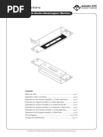 Electromagnetic Lock Installation Guide | PDF | Switch | Relay