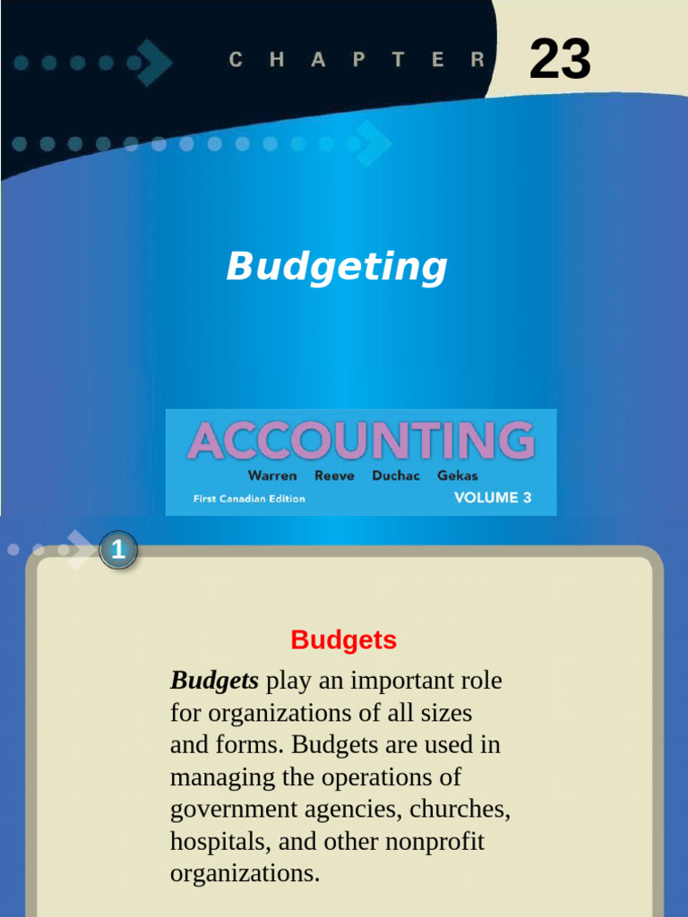 Budgeting Essentials for Organizations | PDF | Budget | Expense