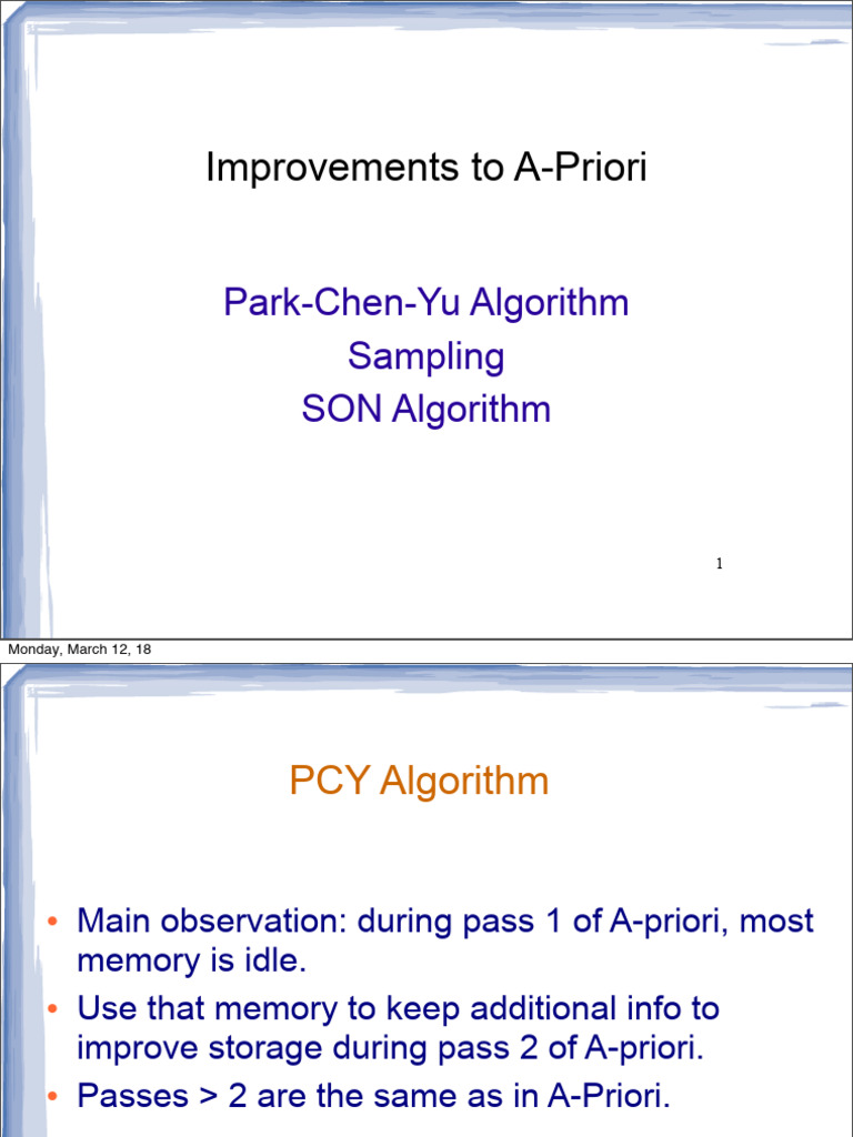 Lec1d-assoc-rules2 | PDF | Algorithms | Algorithms And Data Structures