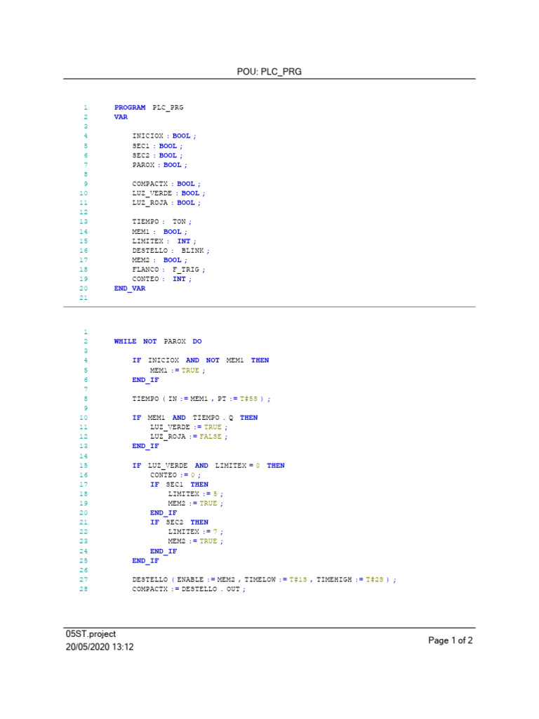 Ejemplo ST | PDF
