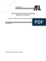 Daniel R. Scheffler, Matthew S. Burkins and William P. Walters- Characterization of Jets From Exploding Bridge Wire Detonators