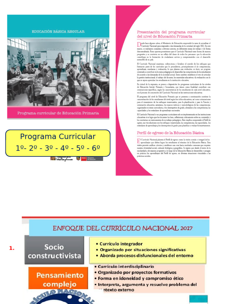 Curriculo Nacional | PDF | Plan de estudios | Enseñando