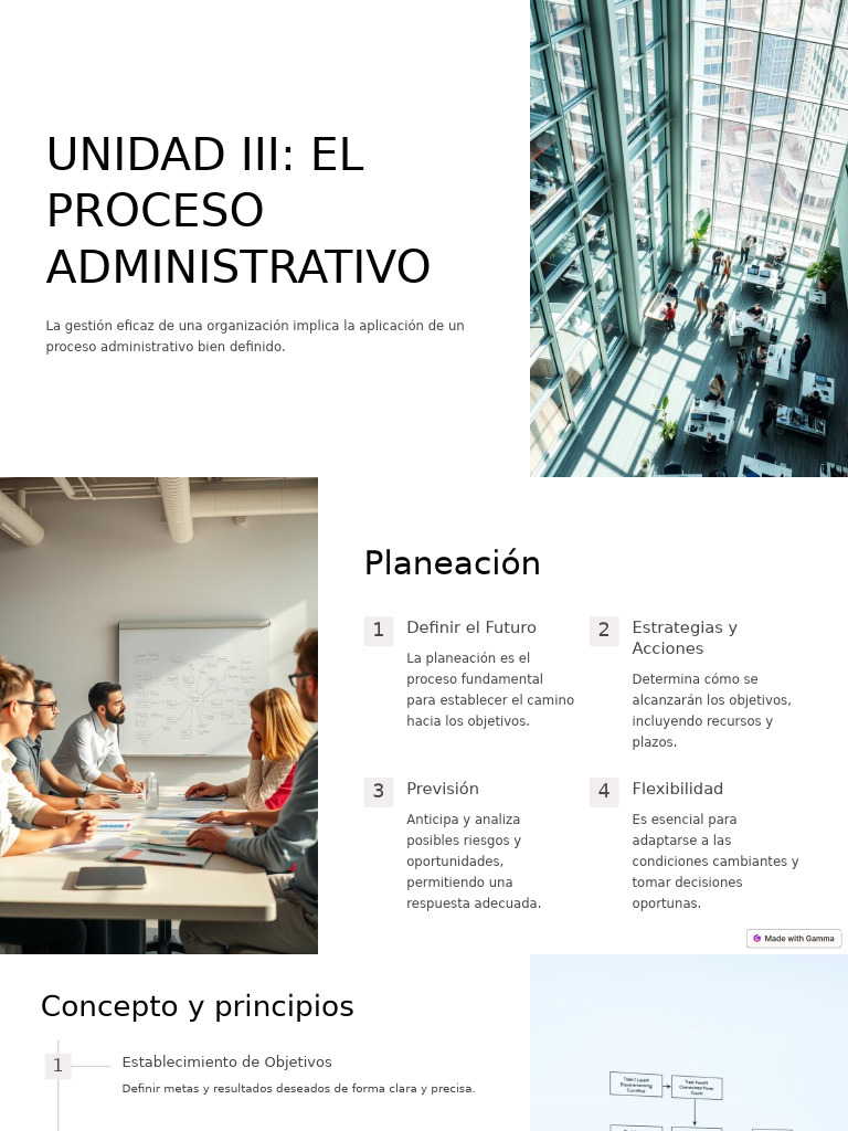 Proceso Administrativo y Planeación Estratégica | PDF | Planificación ...