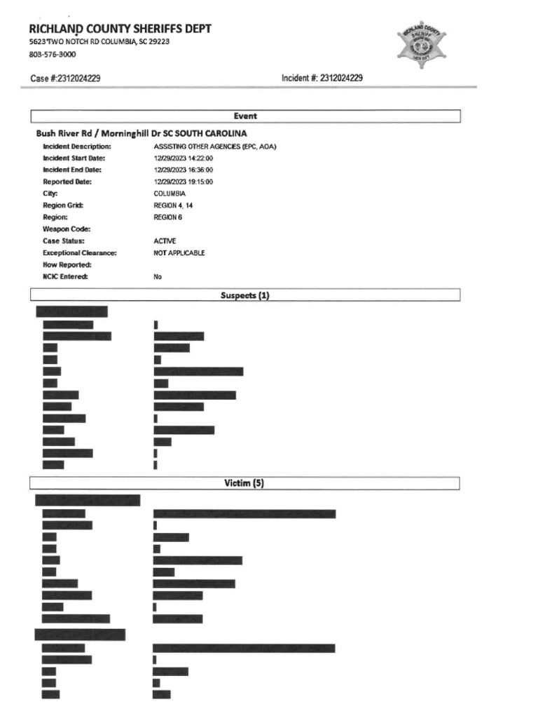 RCSD Incident Report Byron Pringle PDF