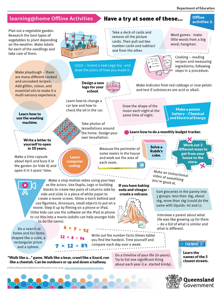 Engaging Offline Learning Activities | PDF
