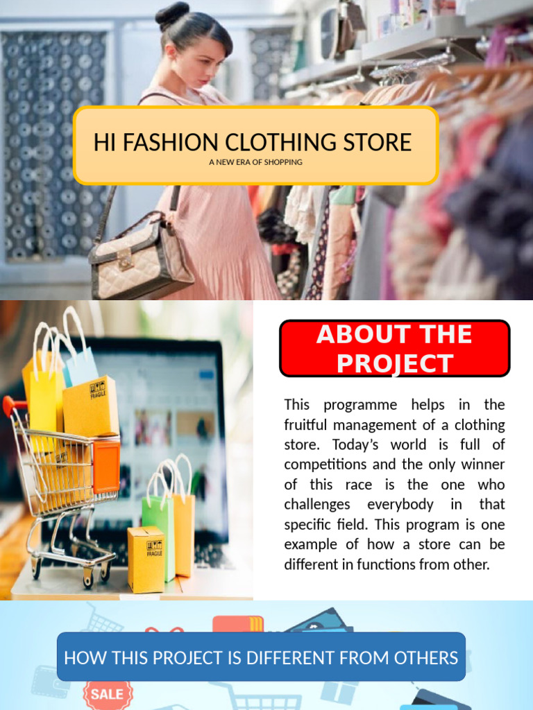 Hi Fashion Store Management Solution | PDF