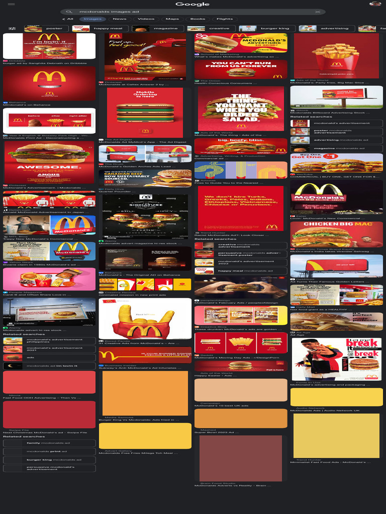 McDonald's Creative Advertisement Insights | PDF | Mc Donald's ...