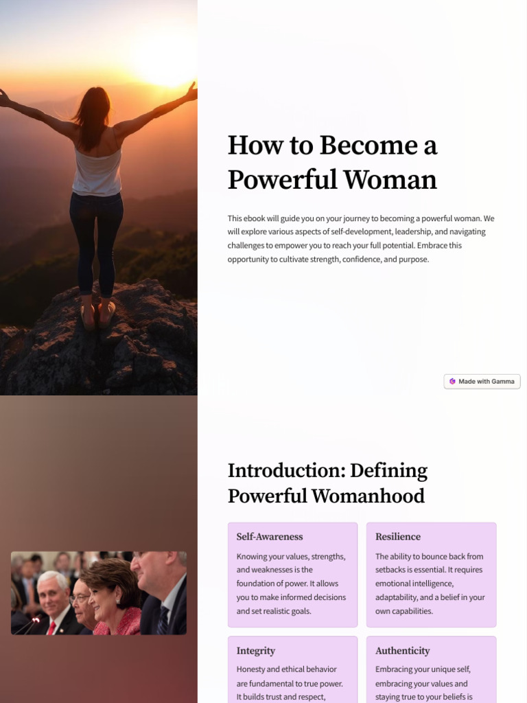 Empowering Women: A Guide to Strength | PDF | Mentorship | Leadership