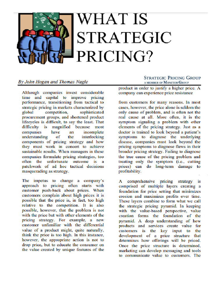 Module 2 Strategic Pricing Pyramid 1 | PDF