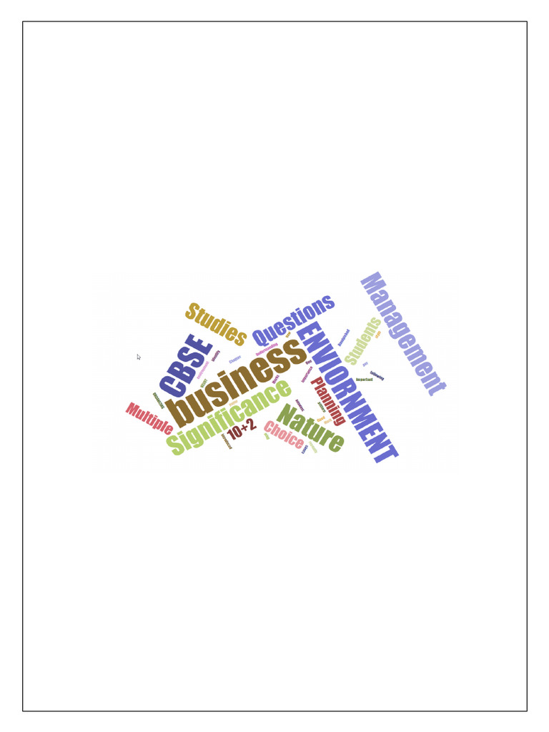 Cu bcom sem iii business environment pdf business system