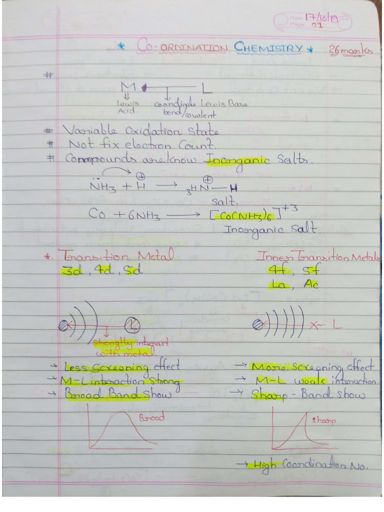 Coordination Notes Ifas | PDF