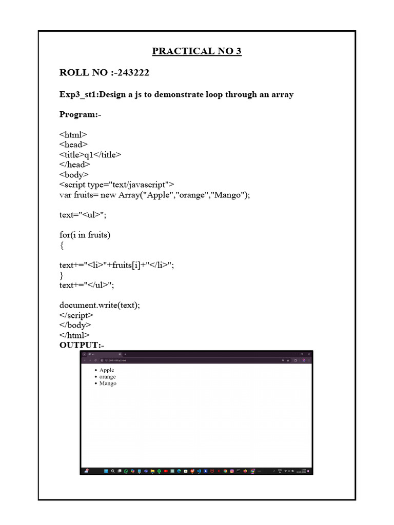 PRACTICAL NO 3 - HARSHAL - Css | PDF