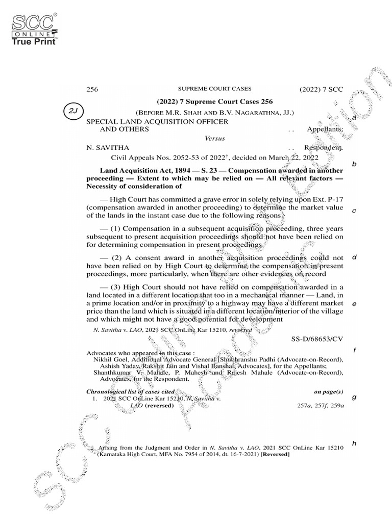 Modak Judgment Analysis (2008) SCC 1 | PDF
