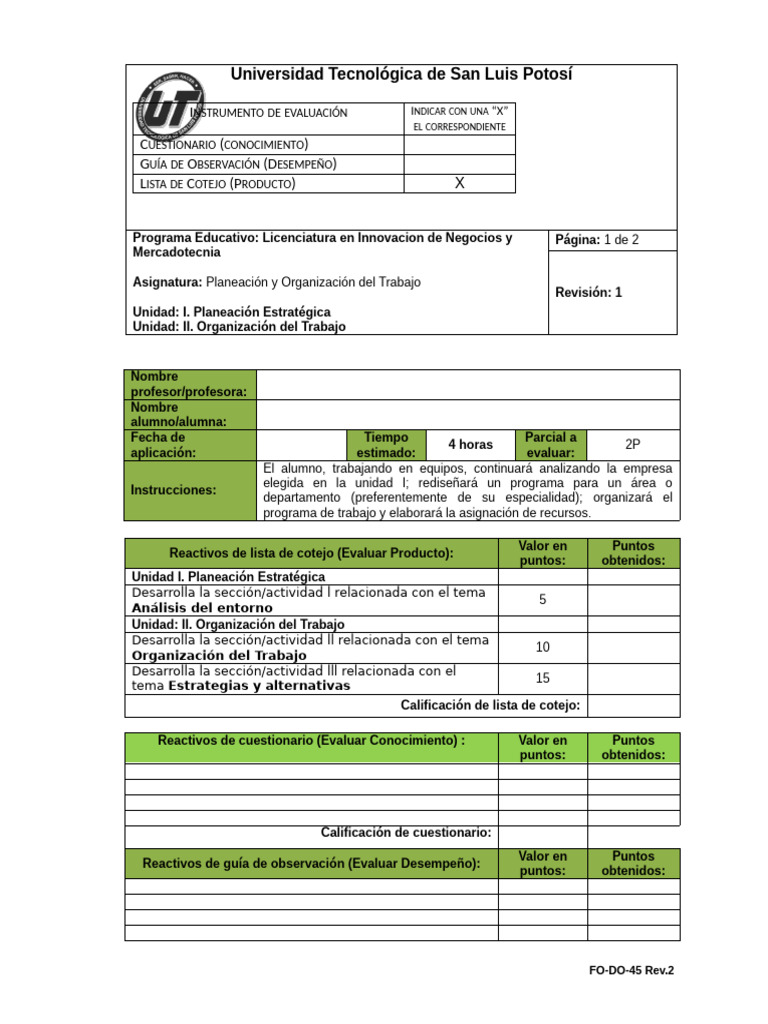 2P Pot 2024 | PDF | Planificación | Marketing