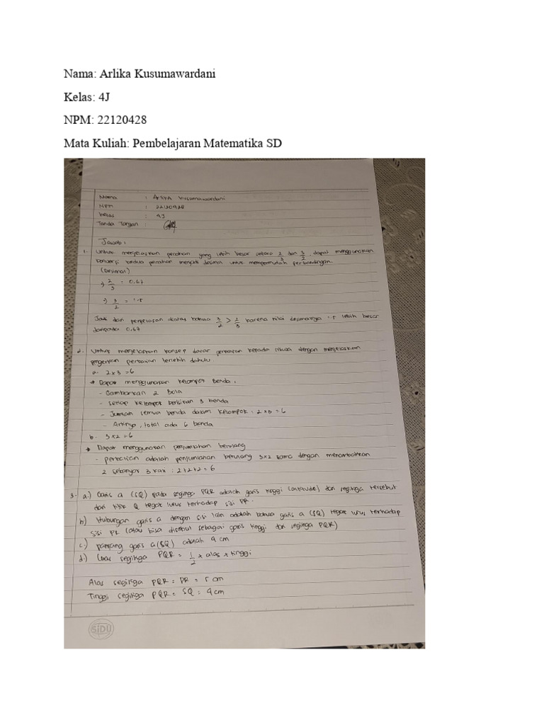 Modul Ajar Pecahan Merged Pdf