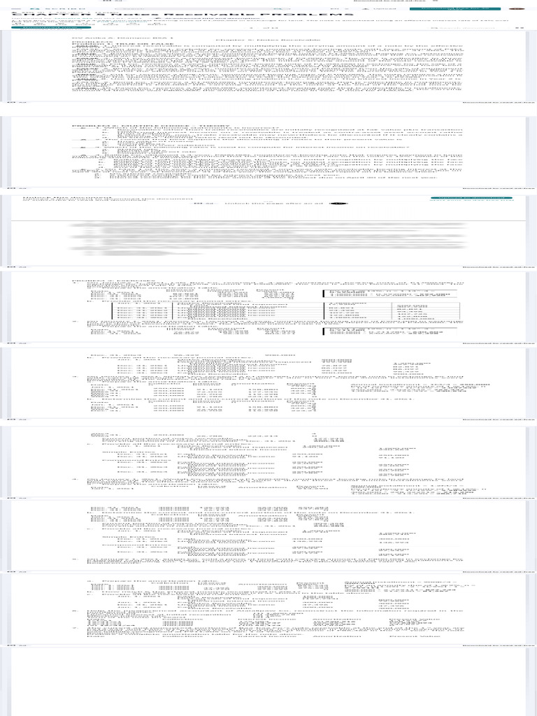 Chapter 5: Notes Receivable Problems | PDF | Interest | Present Value