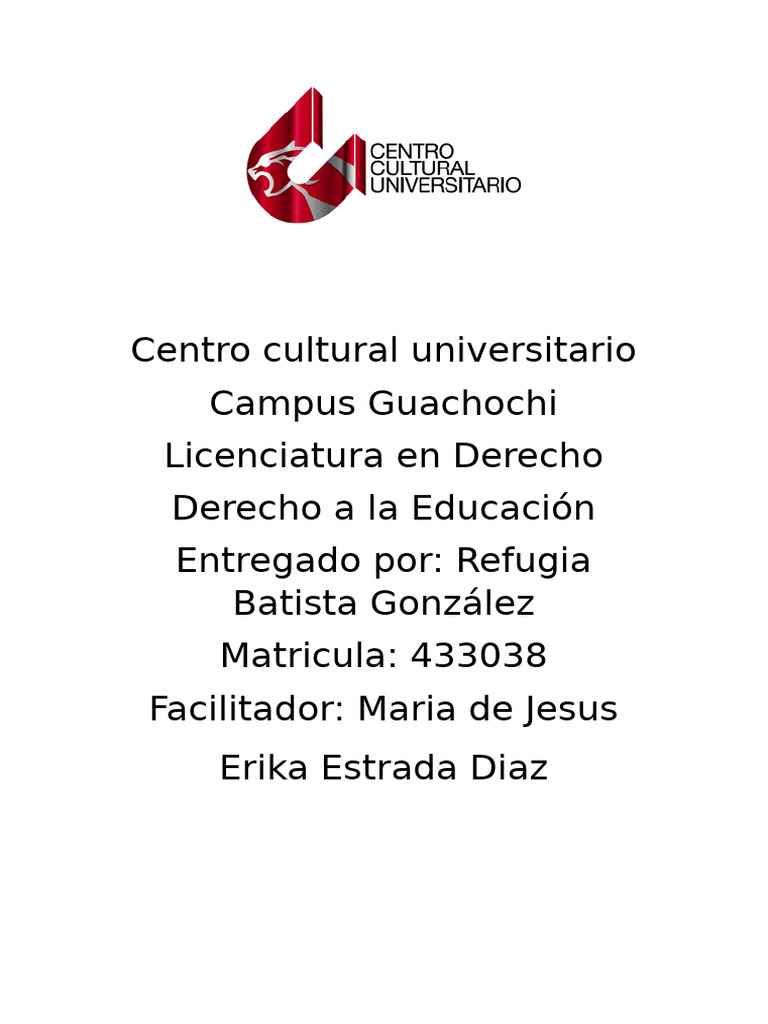 Derecho A La Educacion | PDF | Derechos humanos | Enseñando