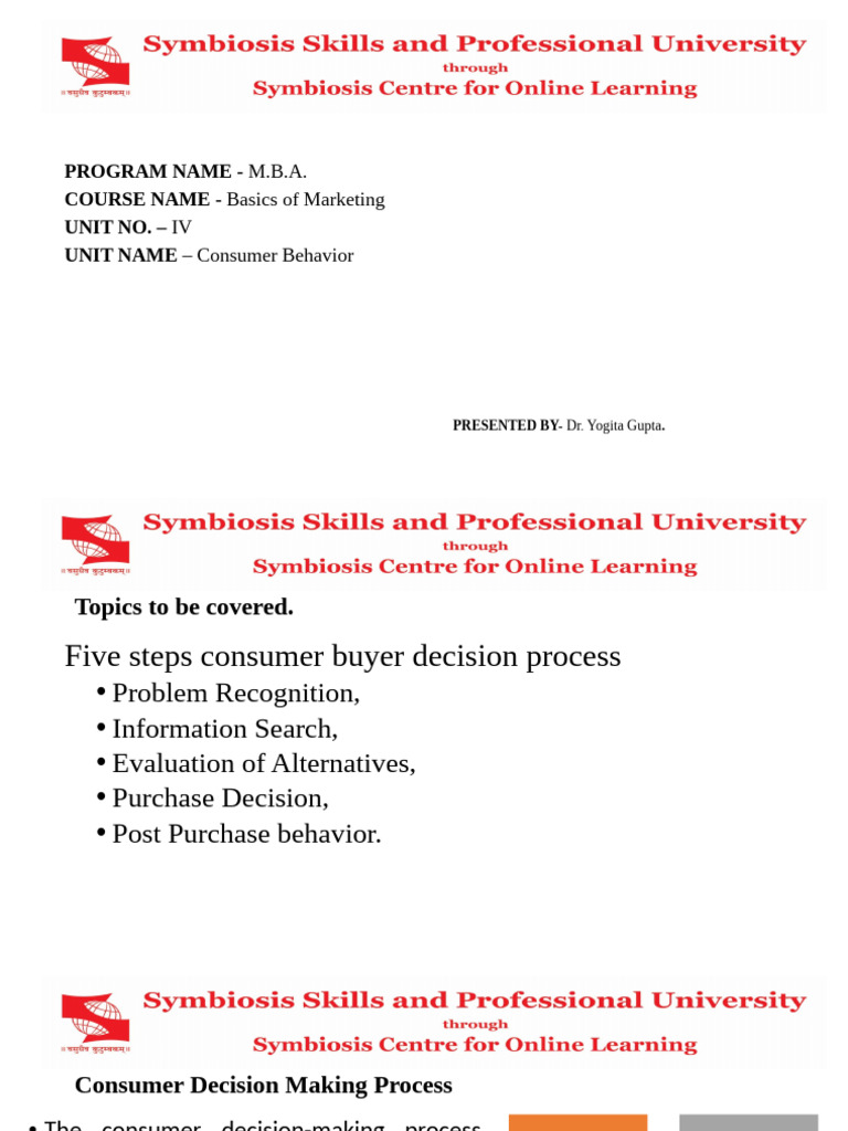 Session 12. MBA | PDF | Consumer Behaviour | Brand