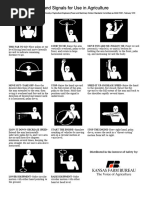 Hand and Arm Signals-Ground Guides | PDF | Vehicles | Truck