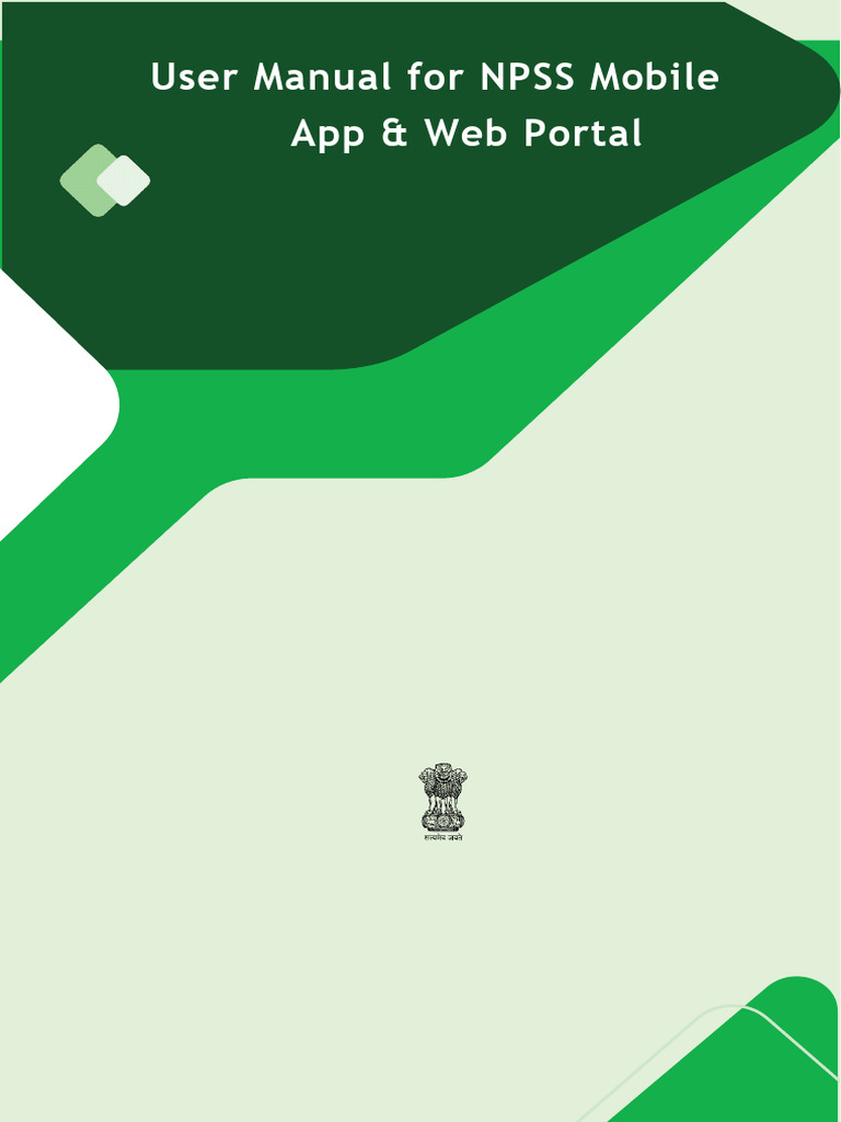 NPSS User Manual: Mobile & Web Guide | PDF | Artificial Intelligence ...