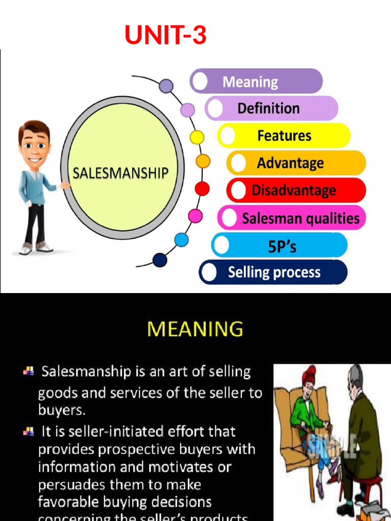 Essential Skills and Types of Salesmanship | PDF | Sales