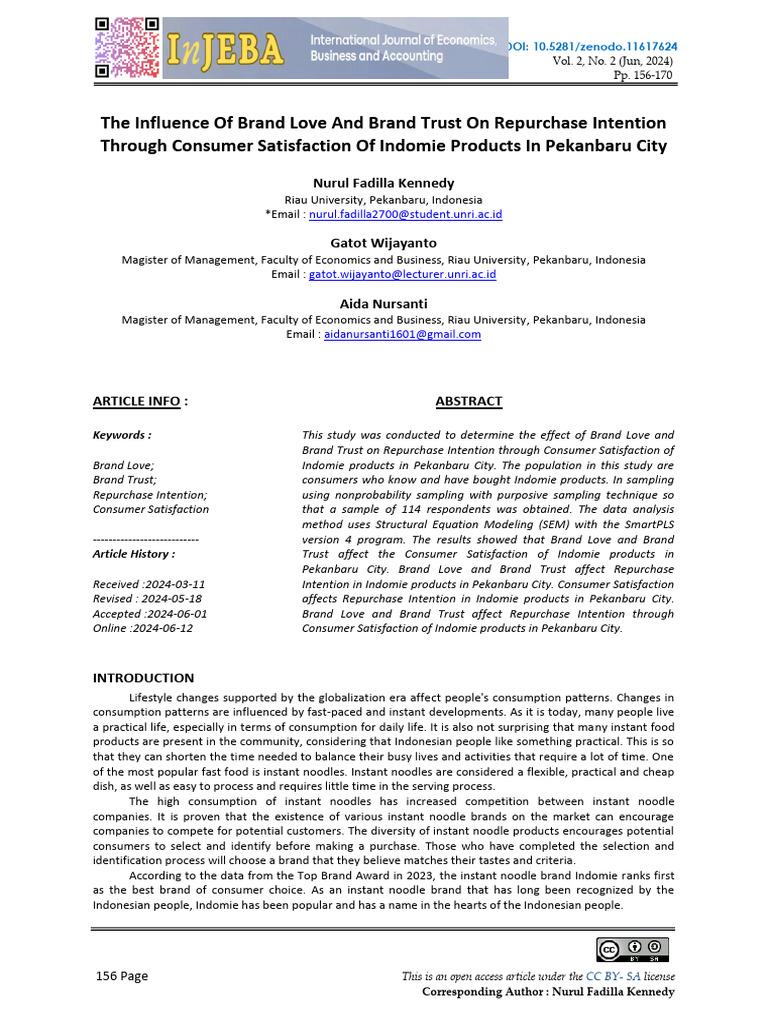 15.+Vol+2,+No+2+Nurul+Fadilla+Kennedy+dkk[1] | PDF | Brand | Consumer ...