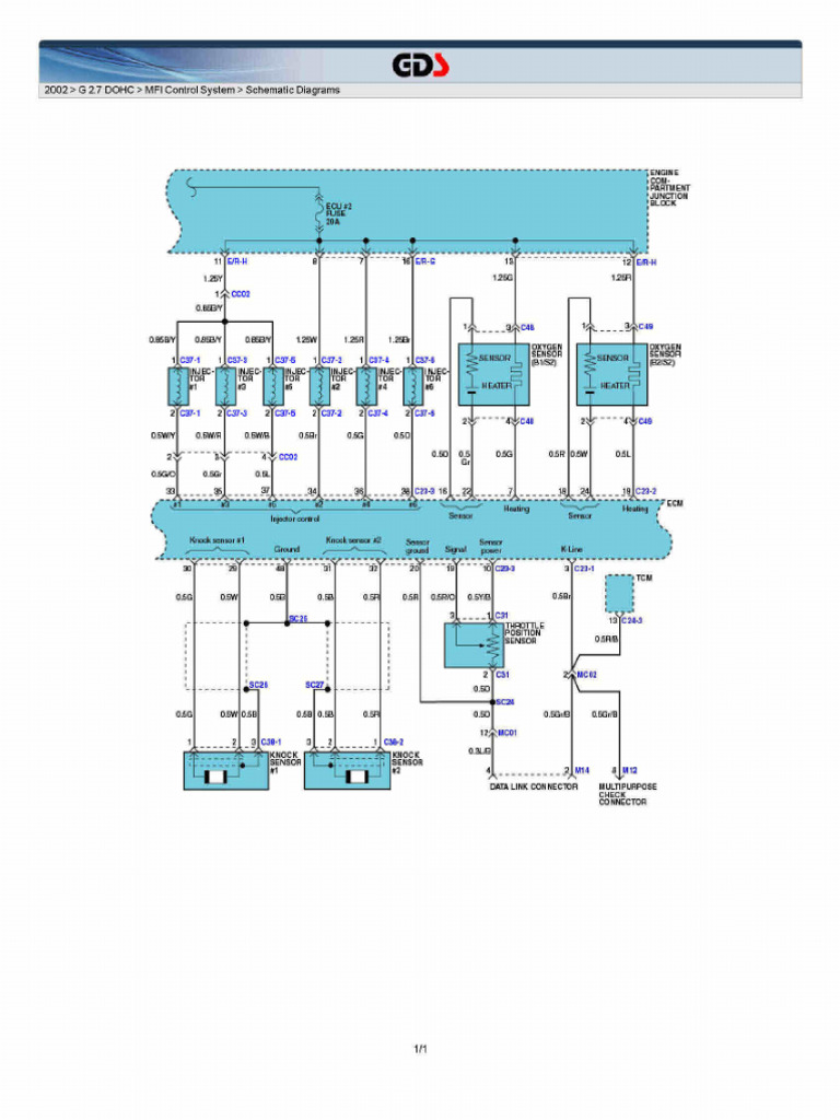 Knock Sensor Diagrams | PDF