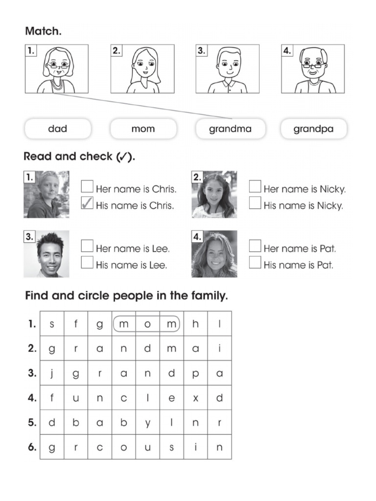 his her worksheet look | PDF
