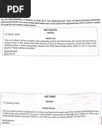 Notice Writing On Lost and Found - Format, Examples (2024) | PDF