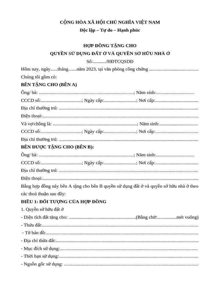 Mau don bo me cho con dat viet tay va huong dan moi nhat 3 pdf