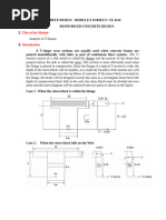 T-Beam Analysis and Design Guide | PDF | Beam (Structure) | Applied And ...