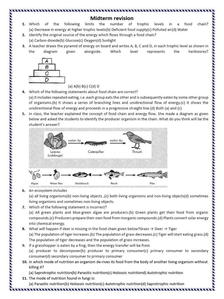 10c Revision Biology Work Sheet Pdf Nutrition Diet Nutrition