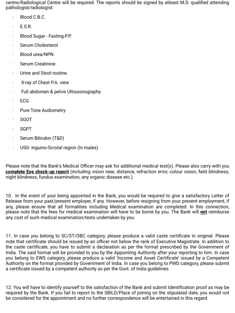 Complete Eye Check-Up Report | PDF