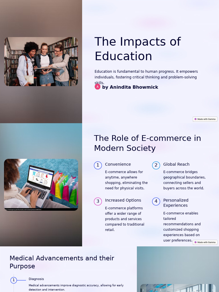 The Impacts of Education | PDF | E Commerce | Health Care