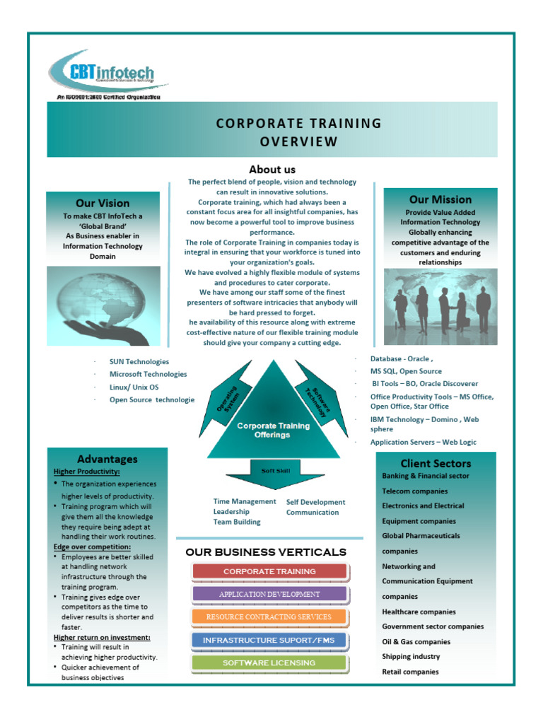 CBTsCorporateTraining Profile | PDF | Microsoft Access | Computer ...