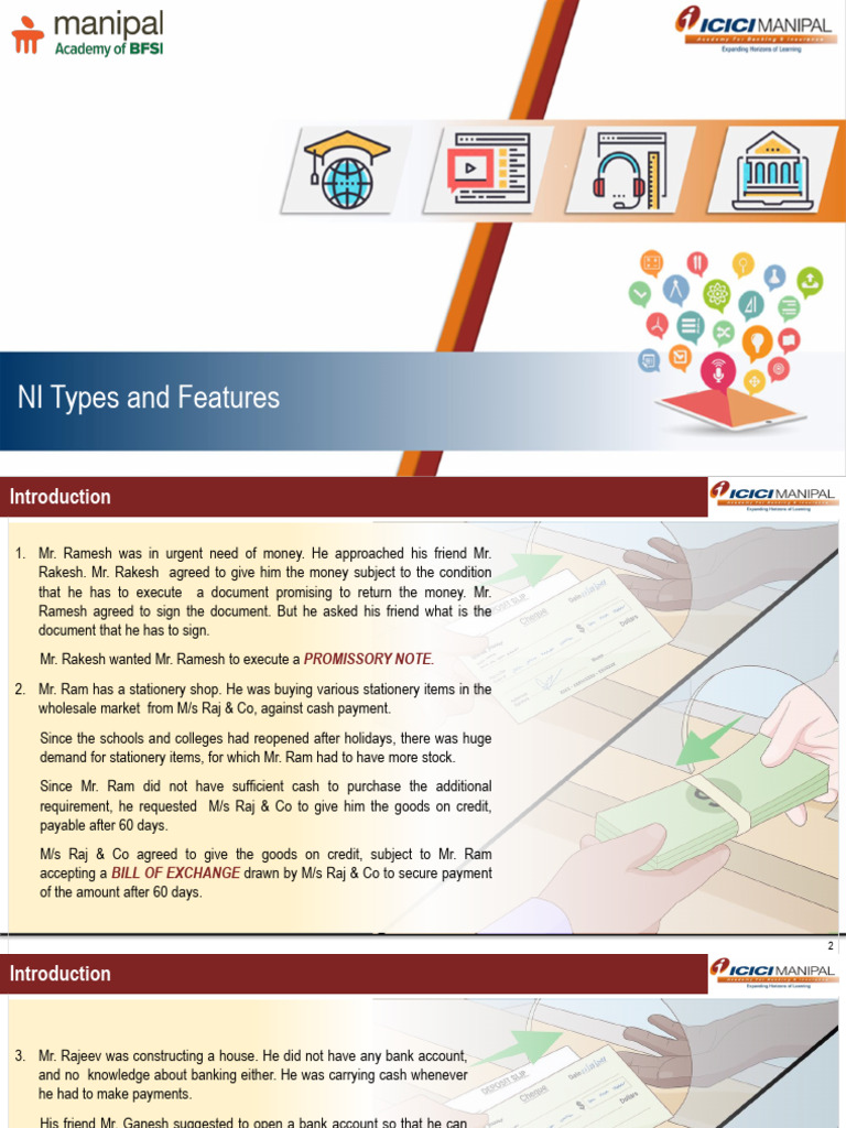 Types of Negotiable Instruments Explained | PDF | Negotiable Instrument ...