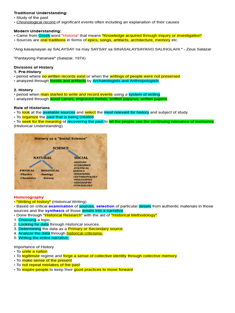 Rhist Reviewer | PDF | Primary Sources | Historian