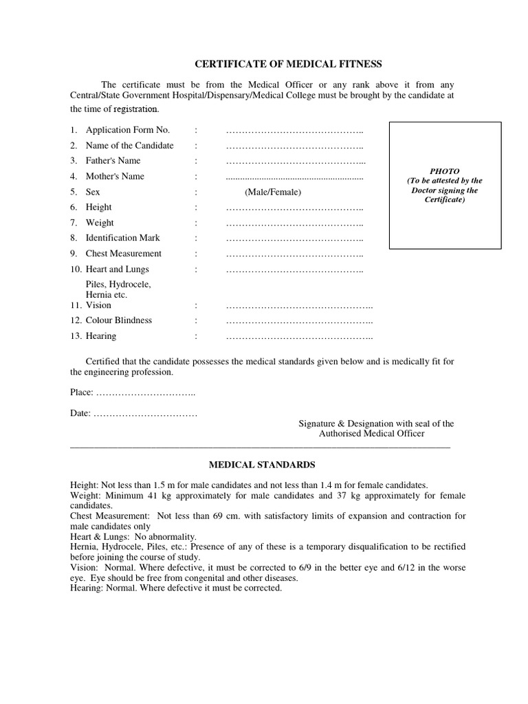 Medical Form For Students | PDF | Diseases And Disorders | Clinical ...