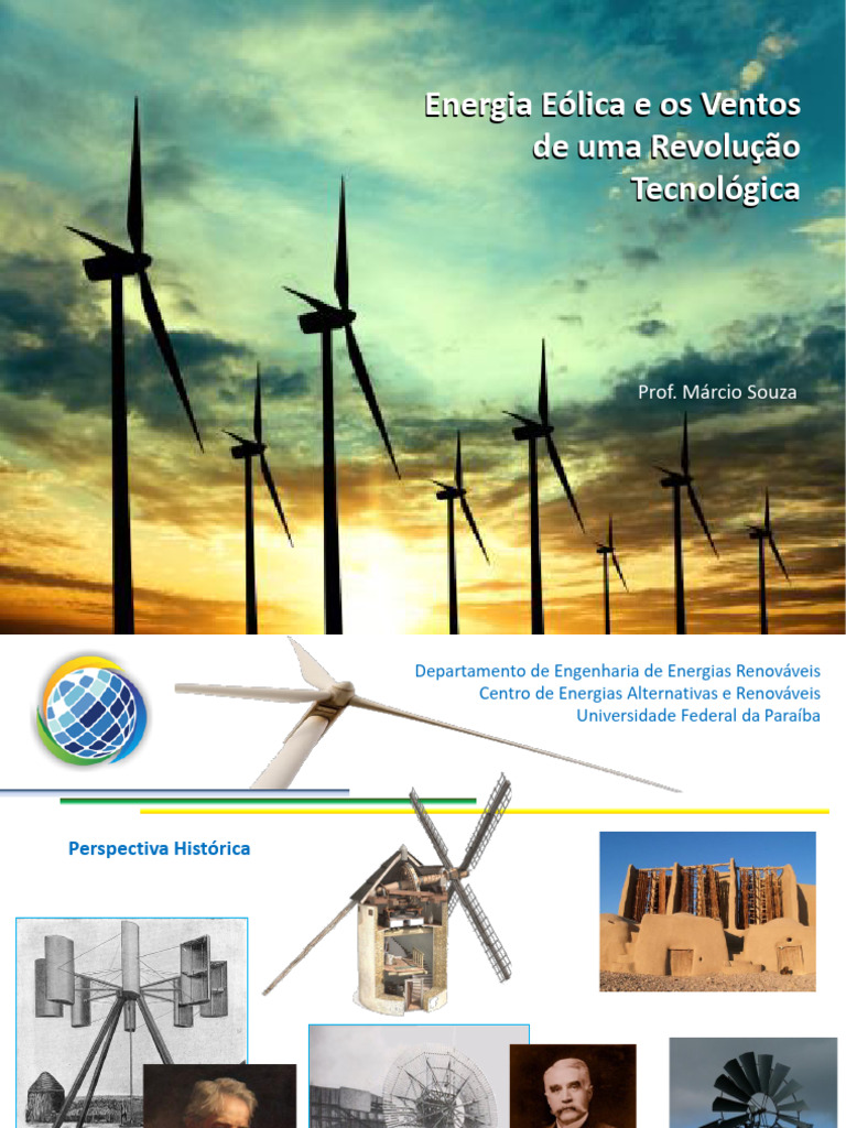 Palestra Elica Generalidades | PDF | Energia eólica | Energia renovável