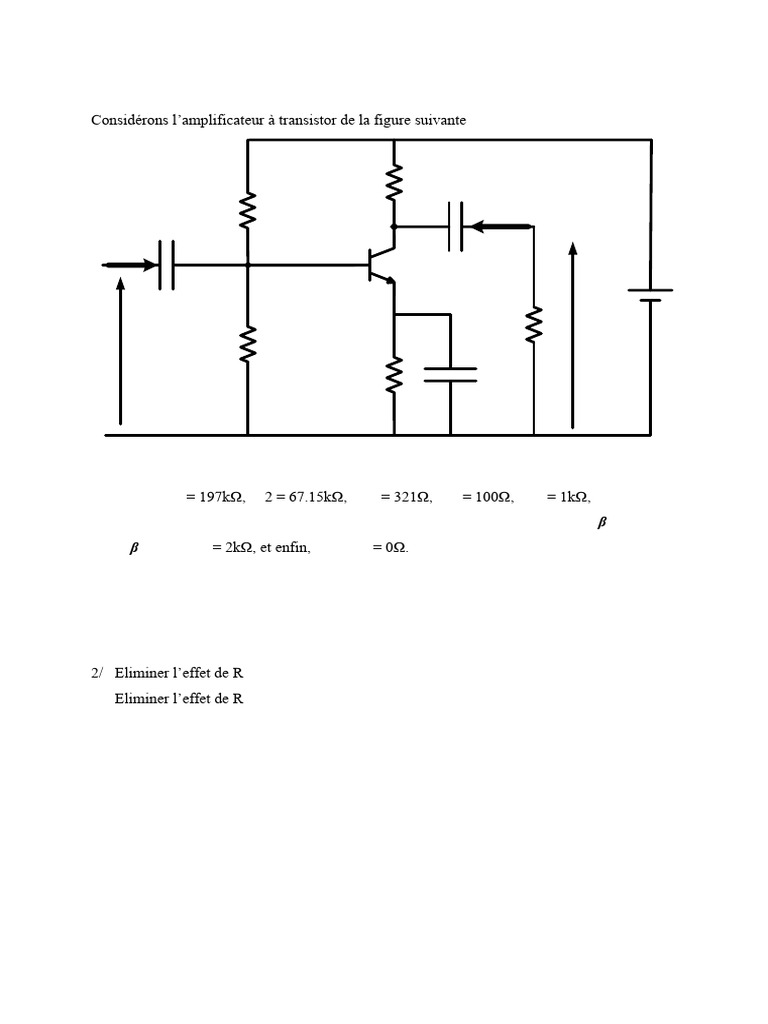 QCM Amplificateur à Transistor | PDF | Ingénierie informatique ...