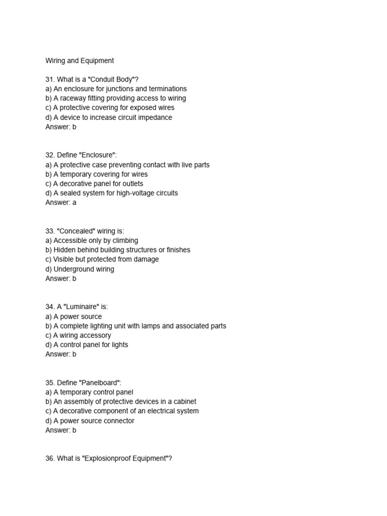 Electrical Wiring and Equipment Guide | PDF | Electrical Wiring | High ...