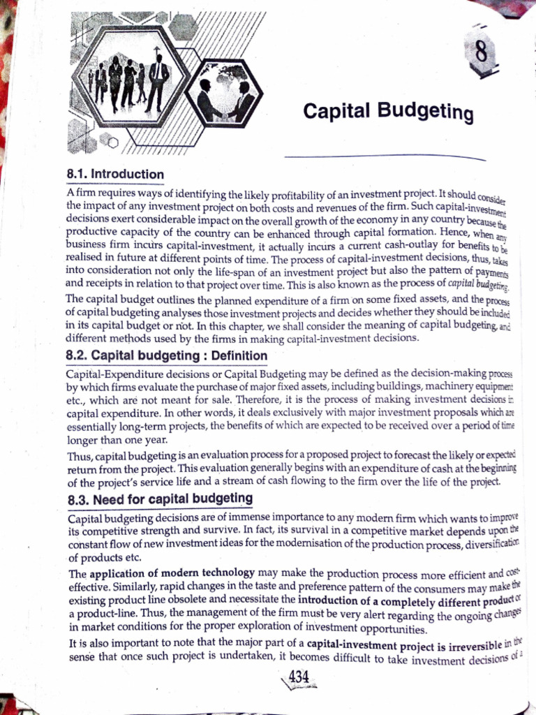 Capital Budgeting Part 1 | PDF