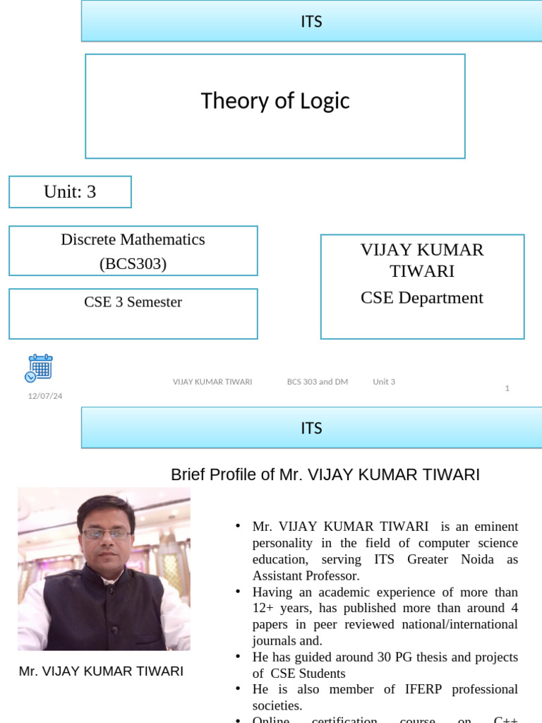 Discrete Mathematics Unit 3 Overview | PDF | Computer Science | Science