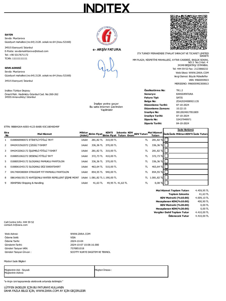 Invoice 1578926054 | PDF