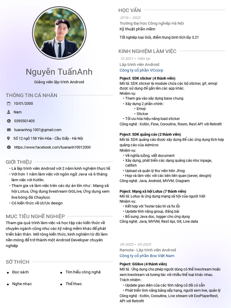 Nguyen TuanAnh TopCV - VN 280523.165339 | PDF