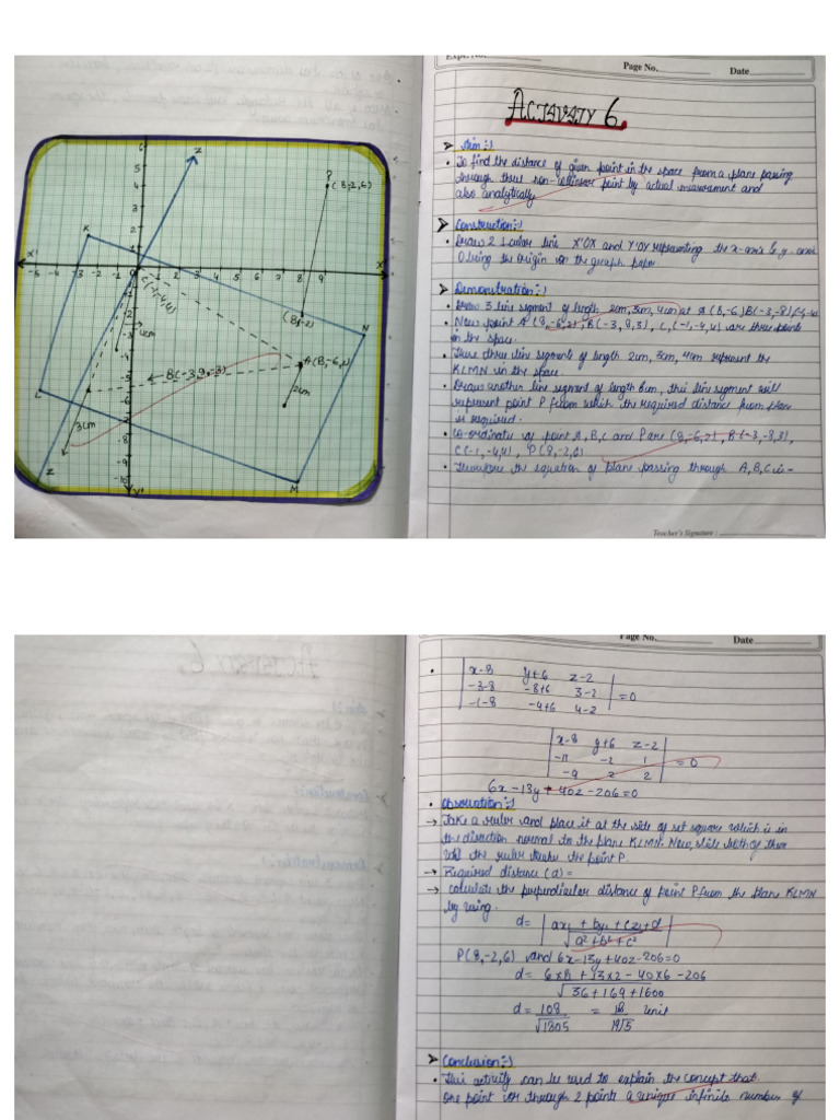 Maths Activity 6 | PDF