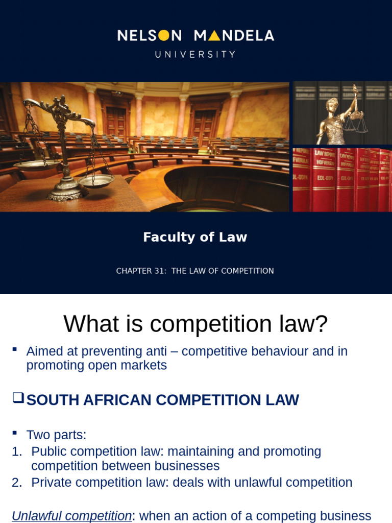 South African Competition Law Overview | PDF | Mergers And Acquisitions ...