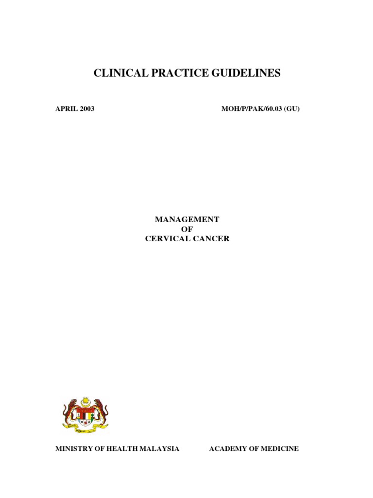 Management of Cervical Cancer | PDF